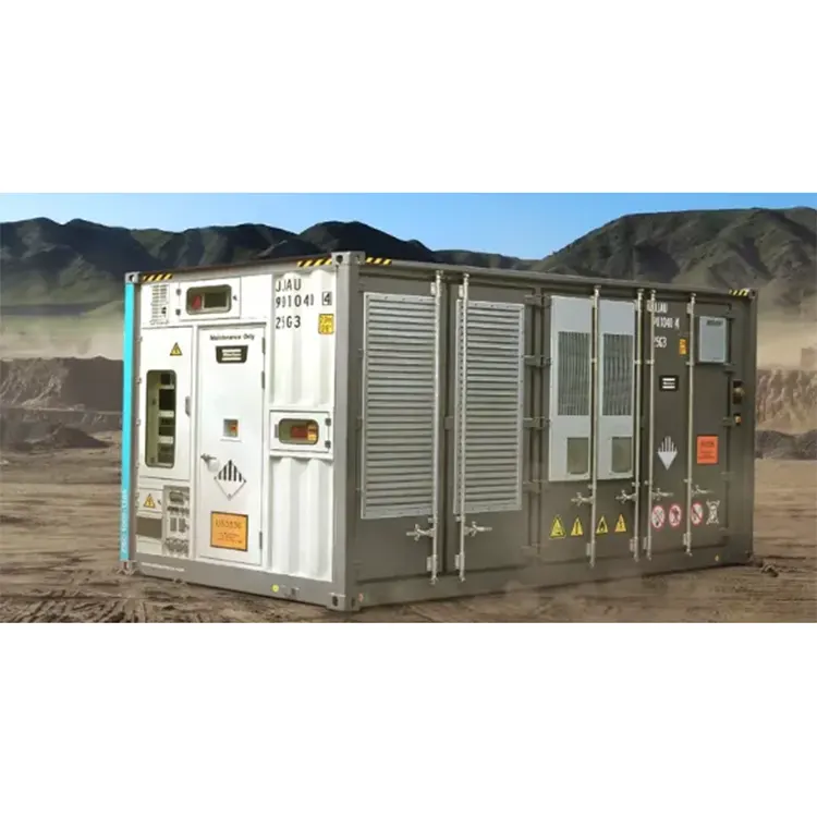 Sistema de almacenamiento de energía en contenedores